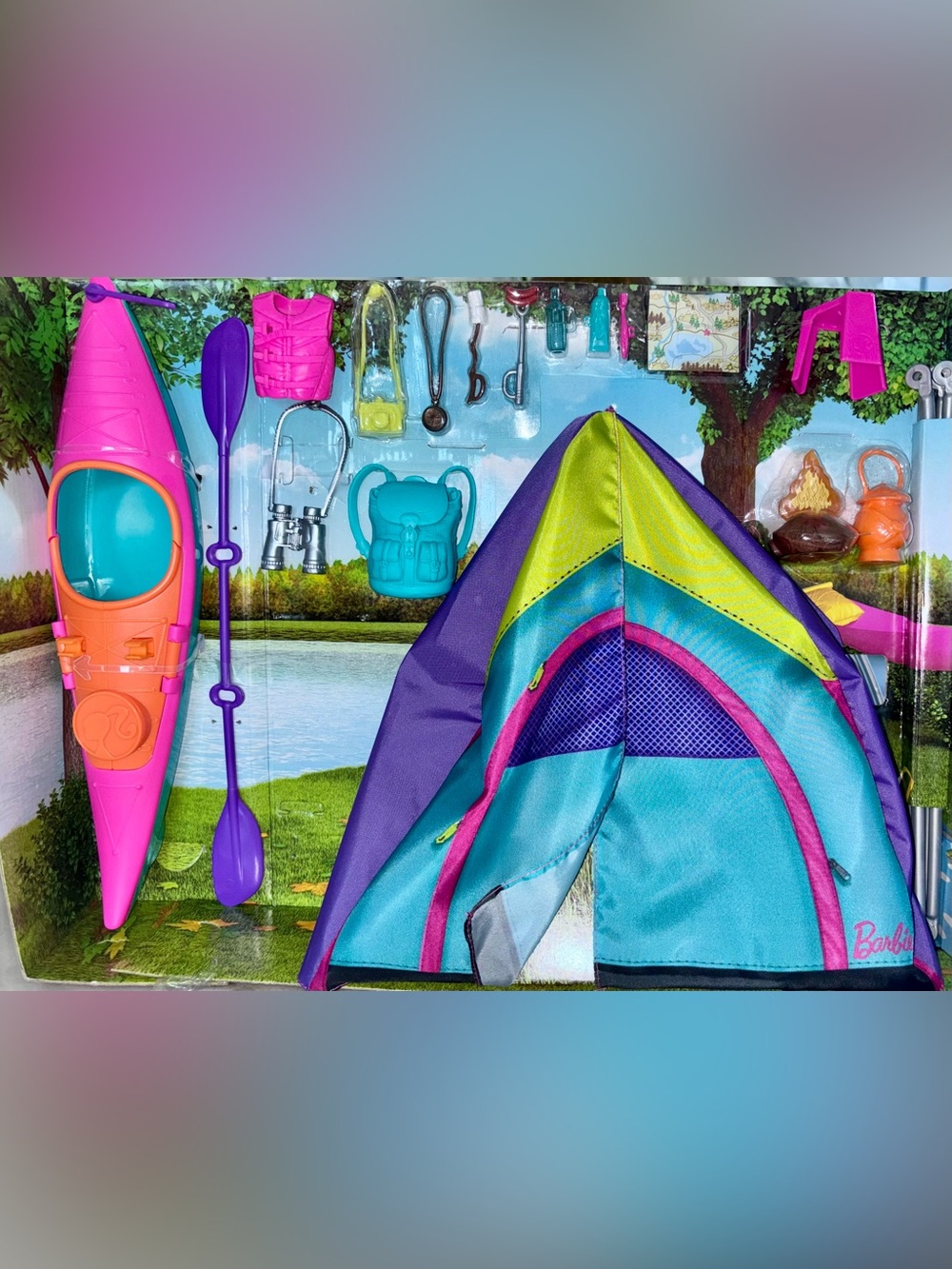 Barbie Camping Playset with Kayak
